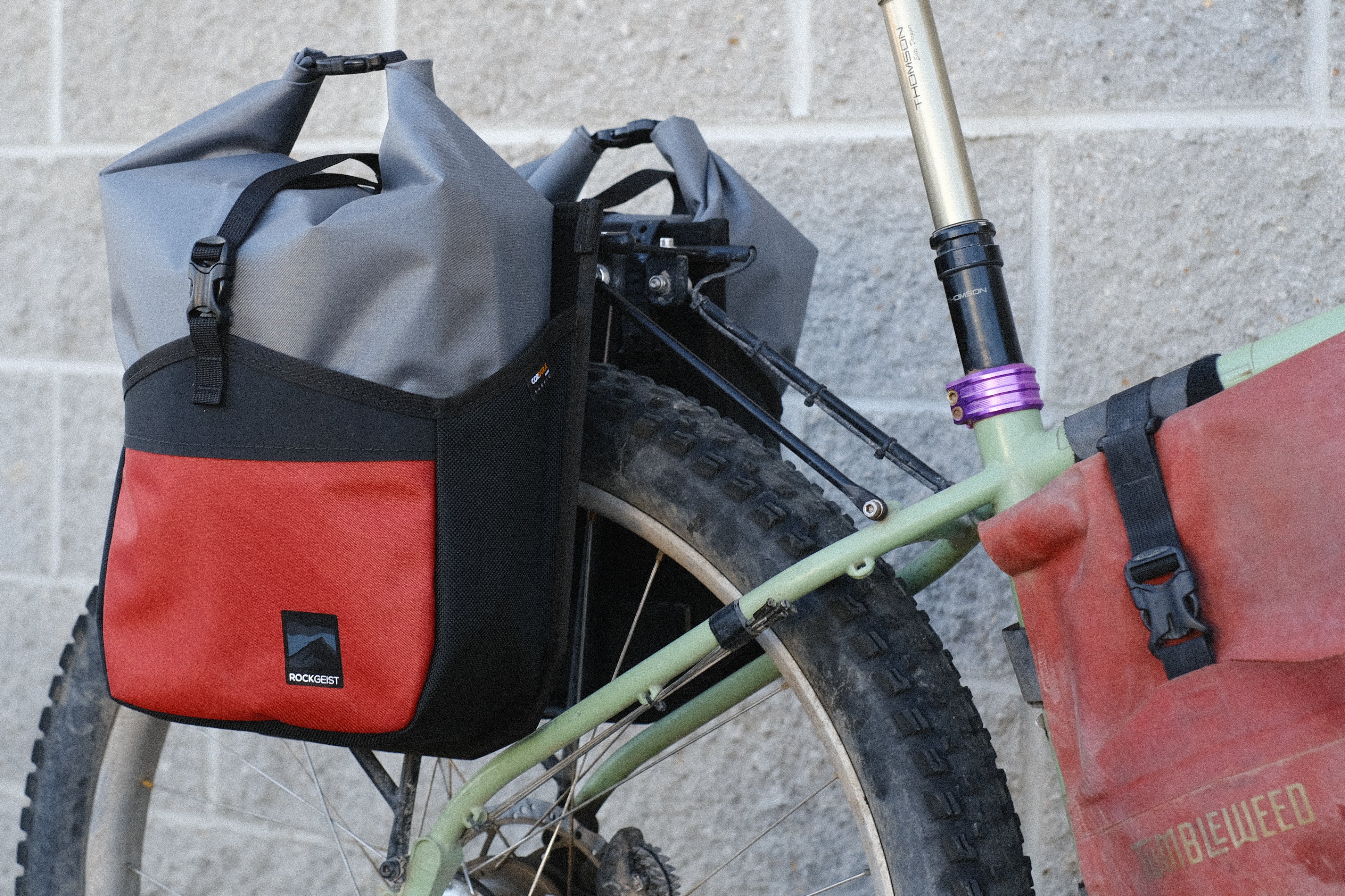 Rockgeist Microwave Panniers in Tumblerust