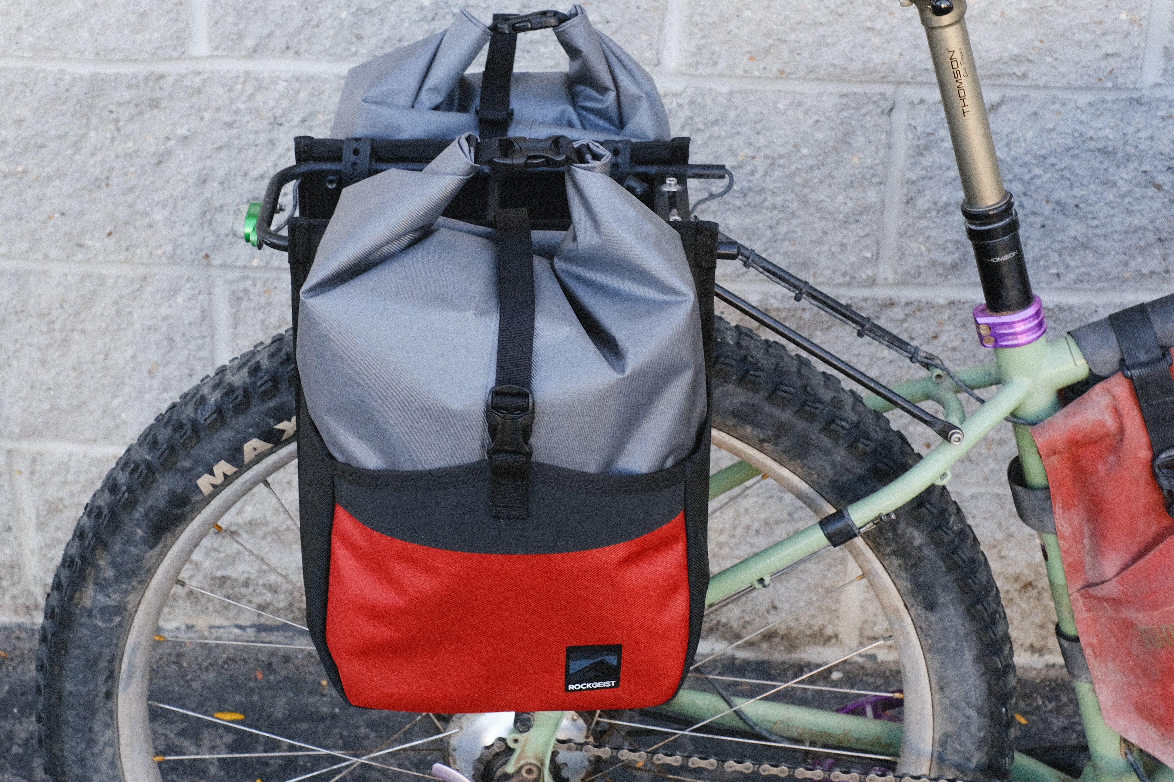 Rockgeist Microwave Panniers in Tumblerust