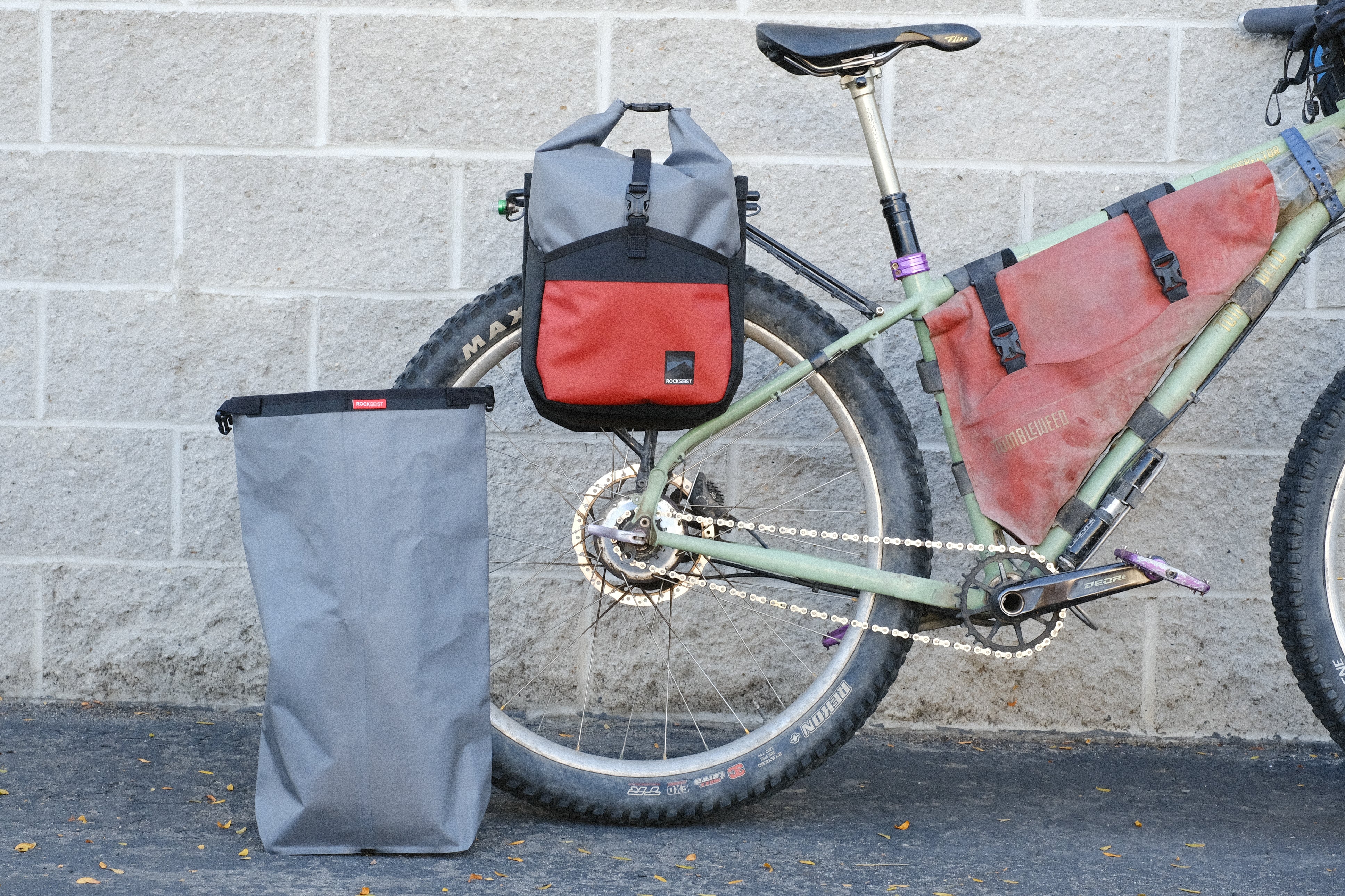 Rockgeist Microwave Panniers in Tumblerust