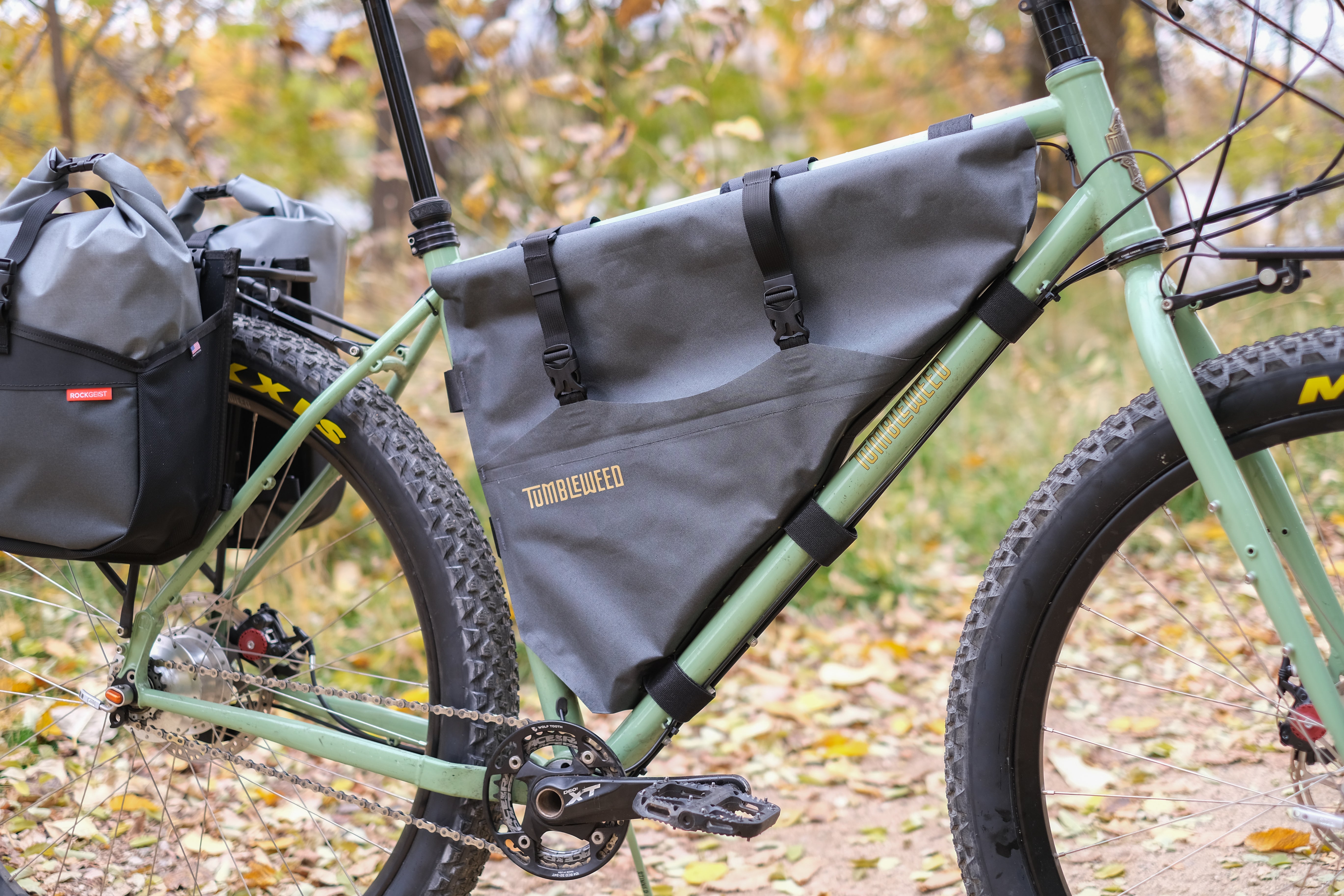 Custom Rockgeist 52hz Framebag for Tumbleweed Frames