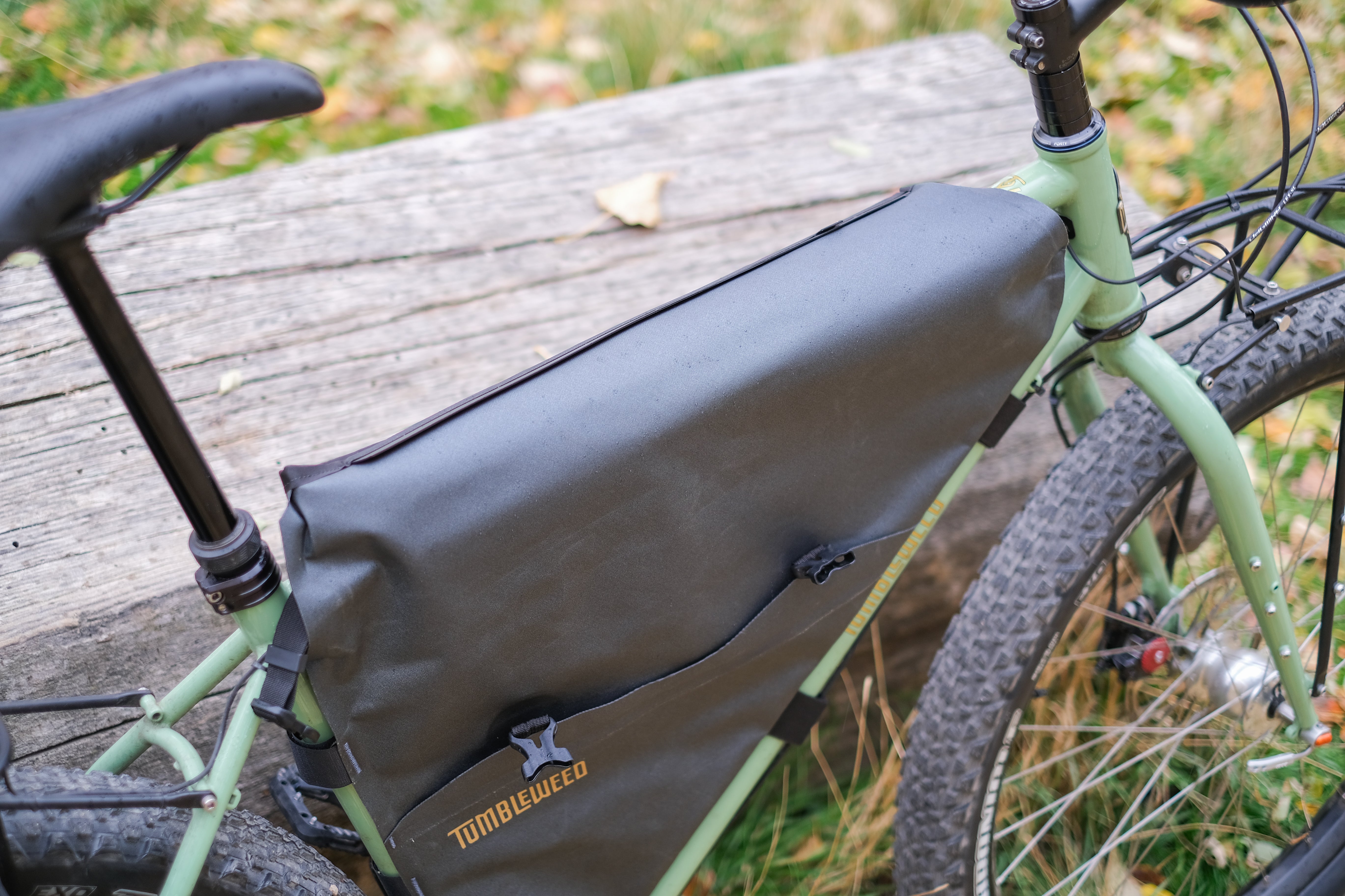 Custom Rockgeist 52hz Framebag for Tumbleweed Frames
