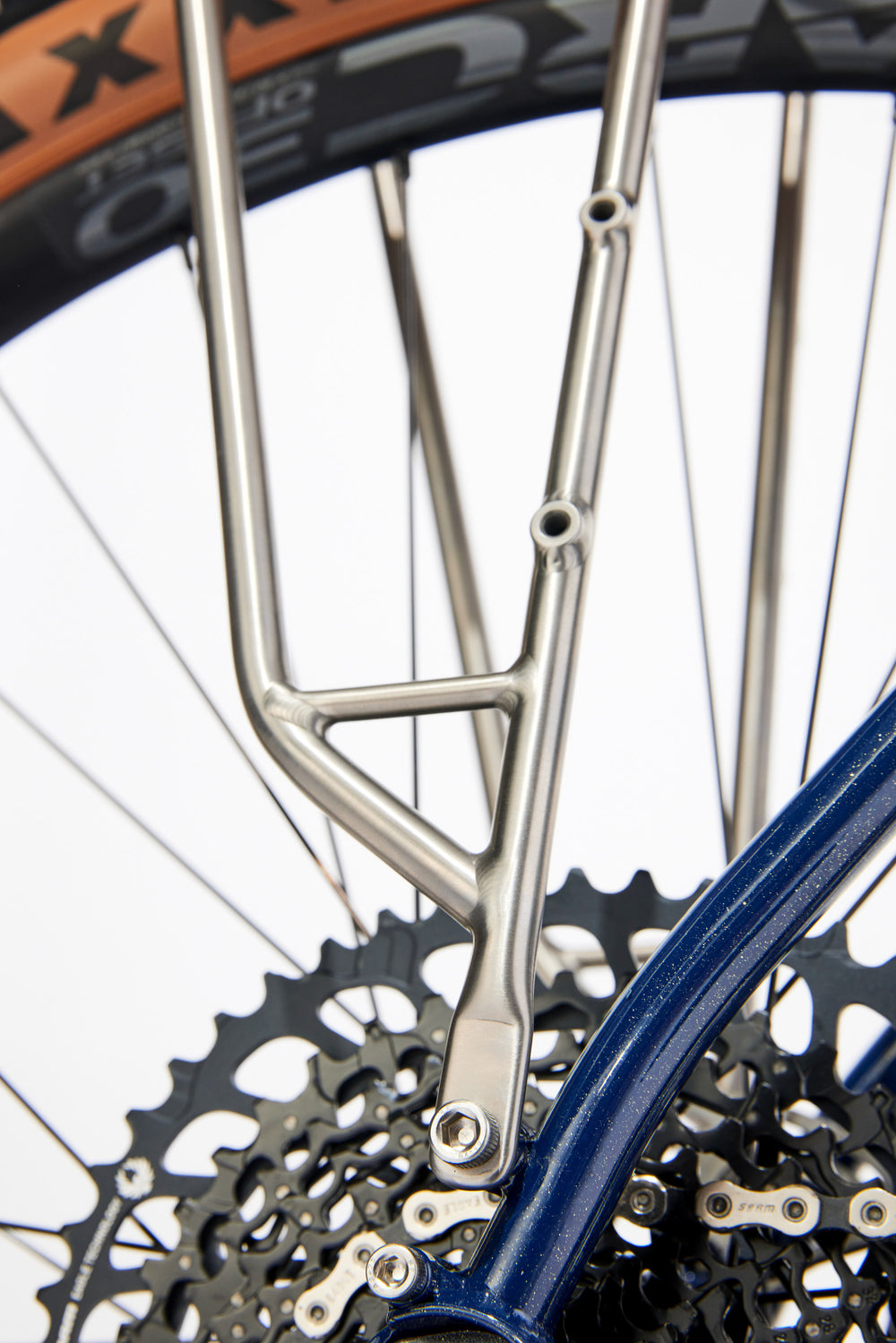 Titanium Pinch Racks Titanium Pannier Rack