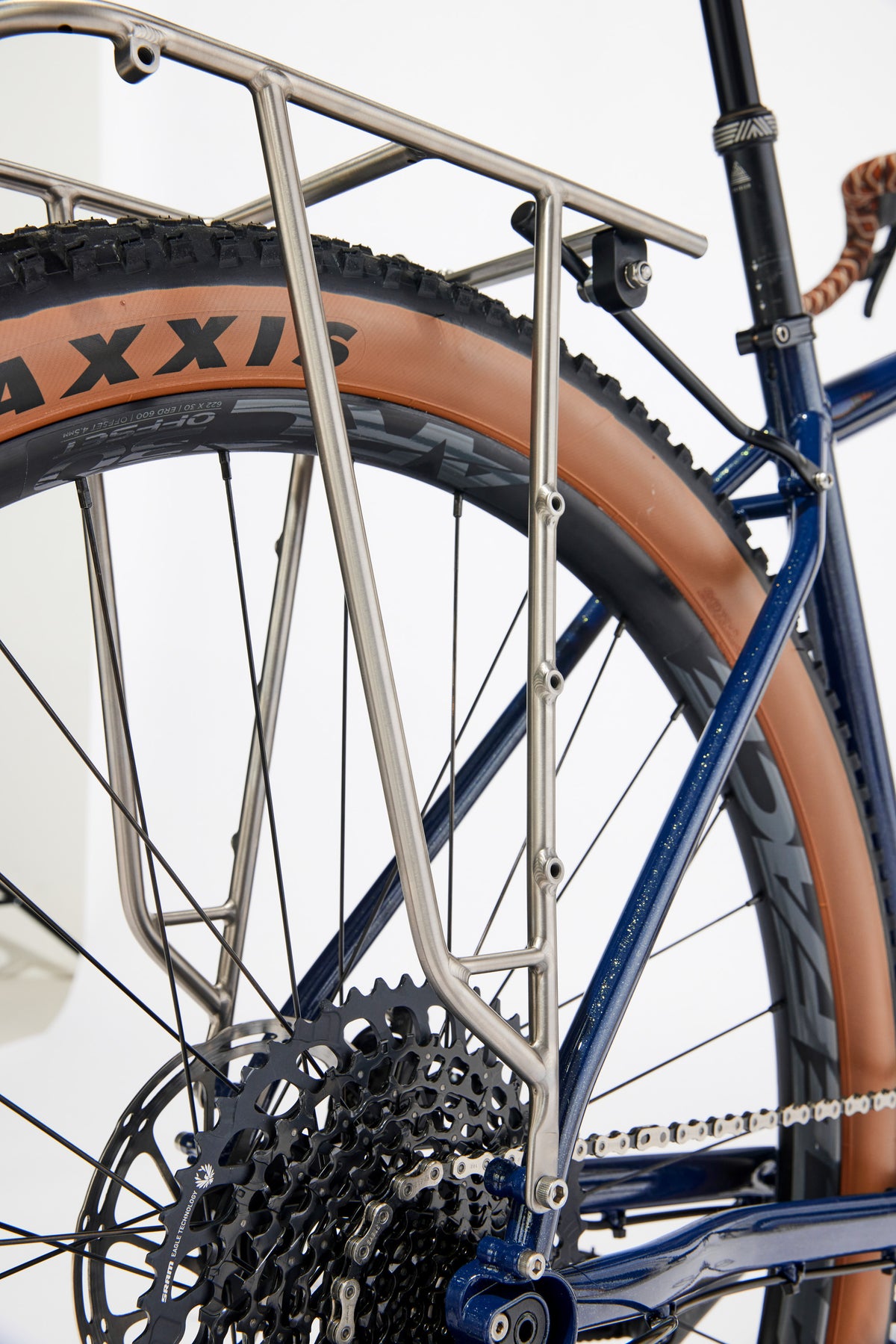 Titanium Pinch Racks Titanium Pannier Rack